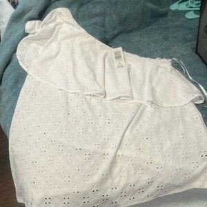Torrid 3x one shoulder lace top